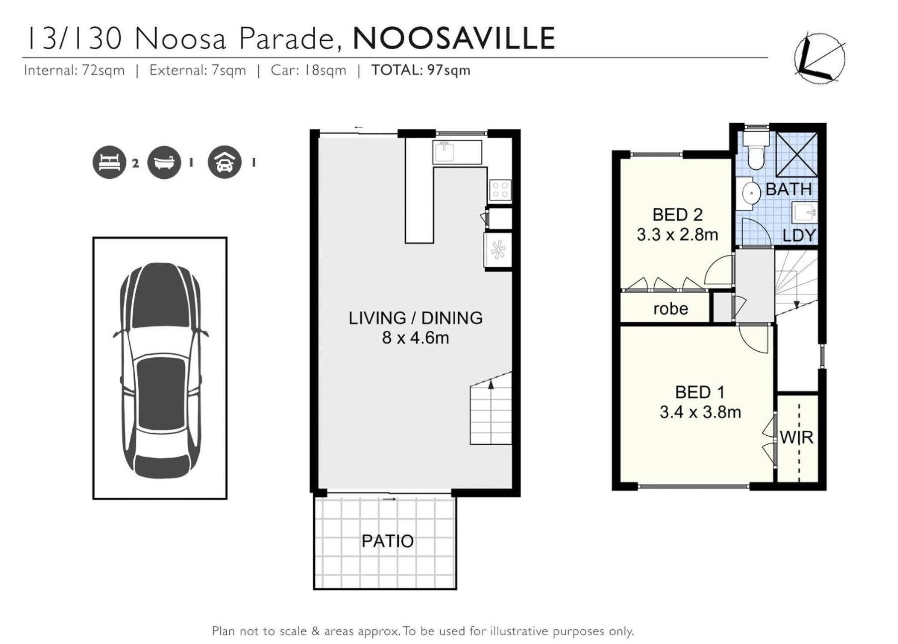 Noosa Sound - 2brm Townhouse * Noosaville